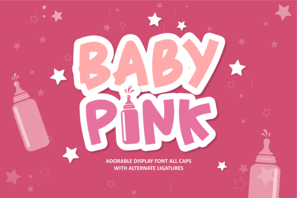 Baby Pink Font for Eye-Catching Campaign Designs