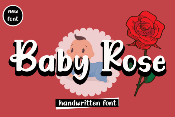 Baby Rose Font for a Playful and Professional Brand Look