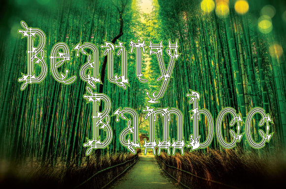 Beauty Bamboo Font for Handmade Creations