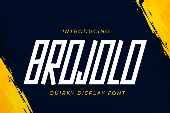 Brojolo: A Daring Display Font for Bold Web Design