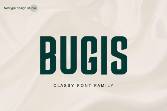 Bugis: A Sweet and Friendly Display Font for Creative Projects