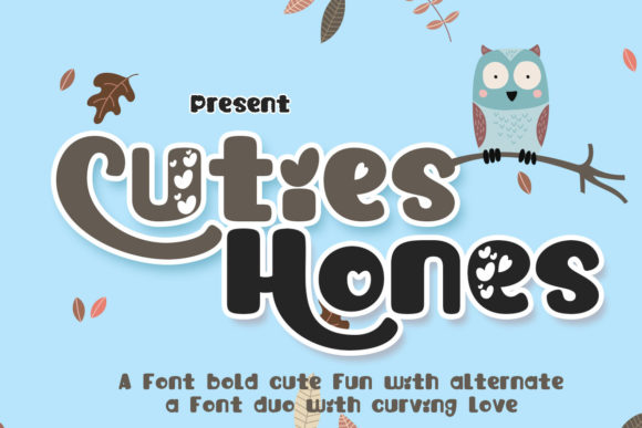 Cuties Hones Font for Whimsical Handmade Designs