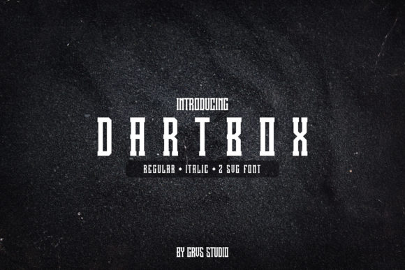 Dartbox: A Bold Display Font for Strong Branding