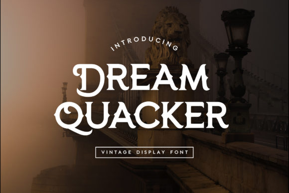 Dream Quacker Font for Bold and Nostalgic Campaign Designs