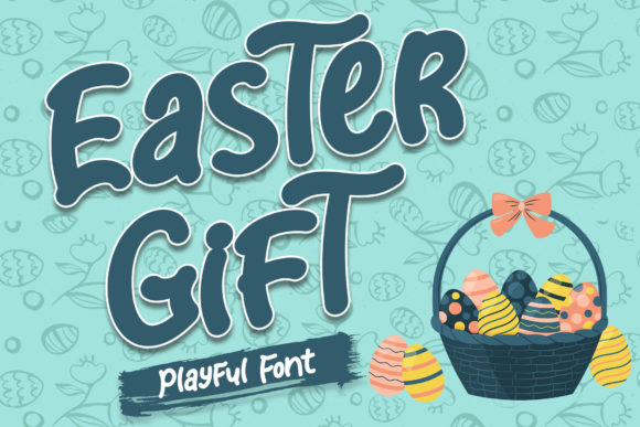 Easter Gift Font for Playful Branding and Digital Creativity