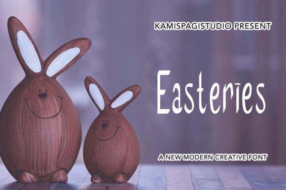 Easteries: A Modern Display Font for Creative Projects