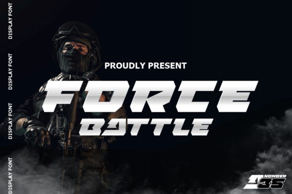 Force Battle Font for Bold Handmade Designs