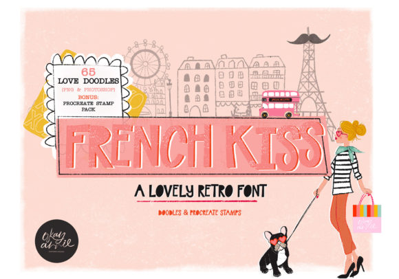 French Kiss Font for Handmade Creations and Branding