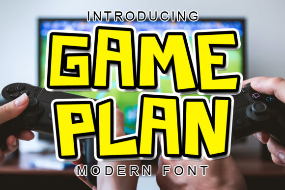 Game Plan: A Playful Font for Creative Projects