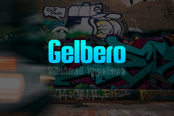 Gelbero: A Clean Display Font for Modern Branding