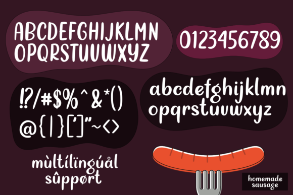 Homemade Sausage: A Stylish Display Font for Editorial Design