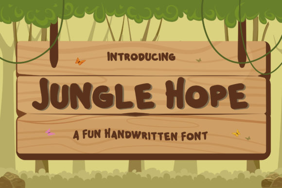Jungle Hope: A Whimsical Display Font for Creative Branding