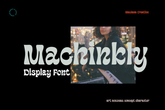 Machinkly: A Bouncy Display Font for Fresh Branding