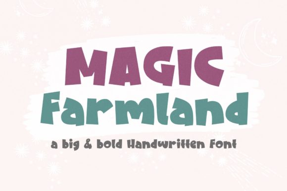 Magic Farmland Font for Eye-Catching Children-Themed Designs
