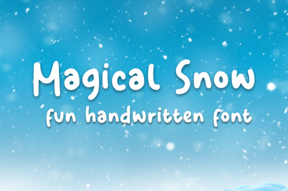 Magical Snow: A Timeless Display Font for Digital Creatives