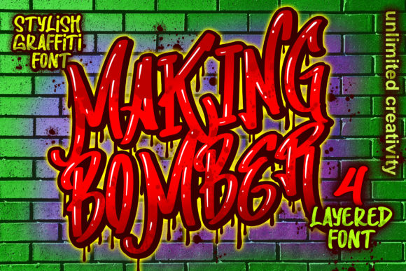 Make Your Crafts Stand Out with the Making Bomber Font