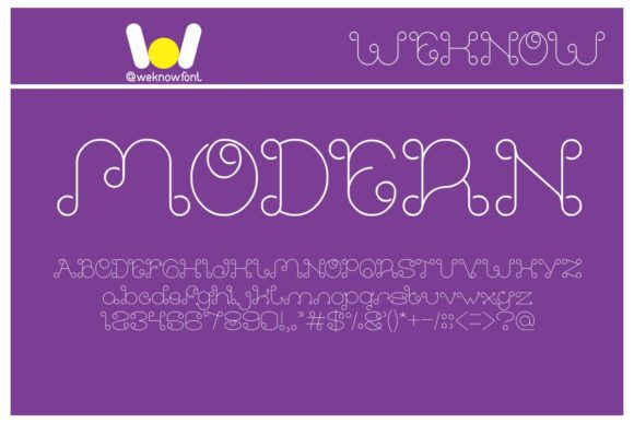 Modern Font for Stylish Branding and Display Needs