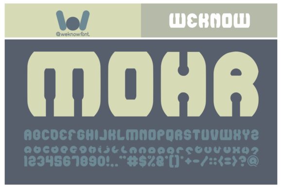 Mohr Display Font for Bold Branding and Eye-Catching Campaigns