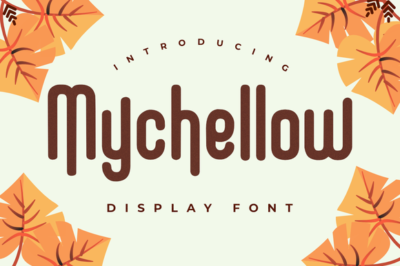 Mychellow: A Retro Display Font for Creative Makers