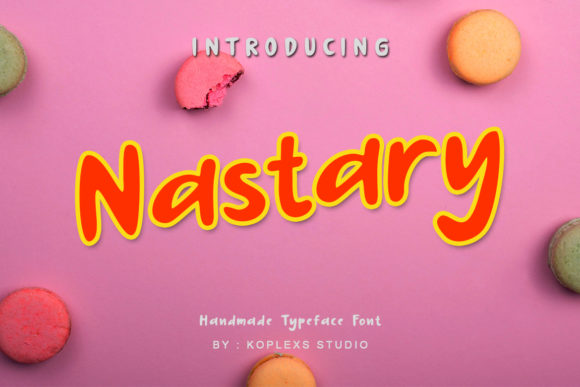 Nastary: A Cute Display Font for Creative Projects