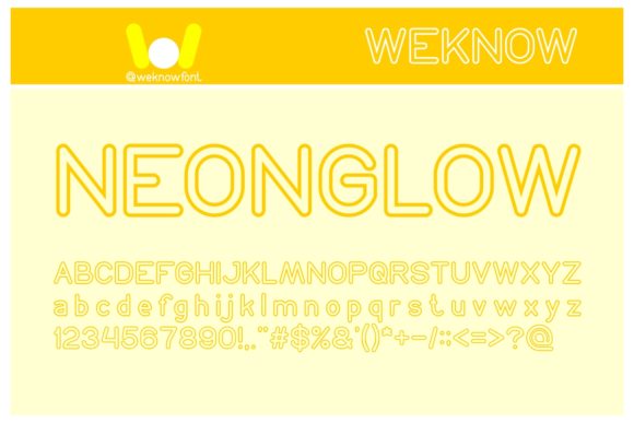 Neon Glow Font for Eye-Catching Campaign Designs