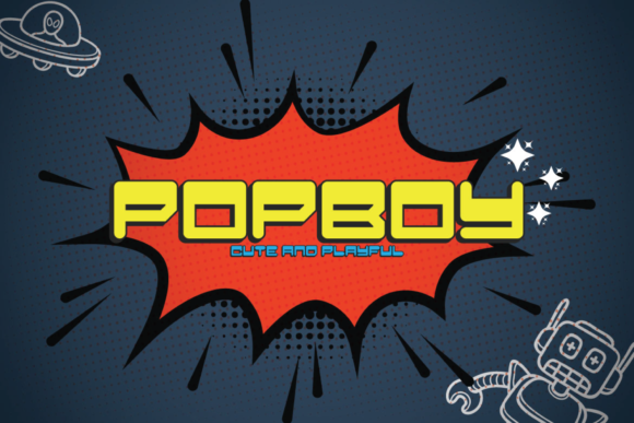 Pop Boy: A Playful Display Font for Creative Projects
