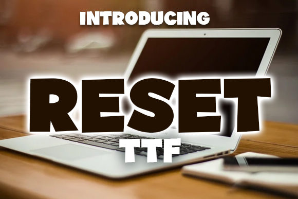 Reset: A Bold Display Font for Eye-Catching Campaigns