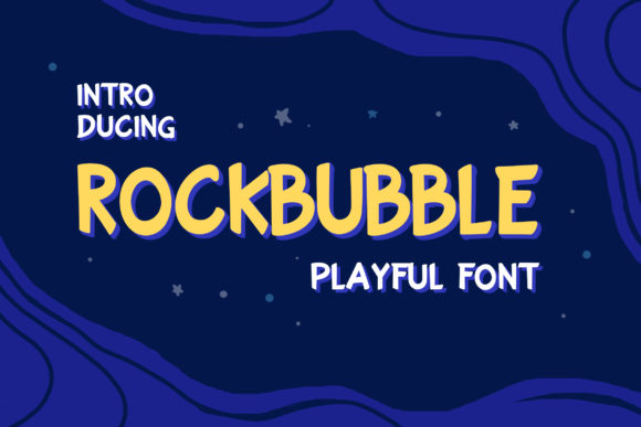 Rockbubble: A Playful Font for Creative Projects