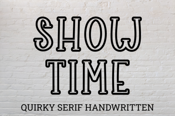 Show Time Font for Bold and Clear Campaign Design