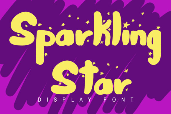 Sparkling Star: A Display Font That Elevates Branding