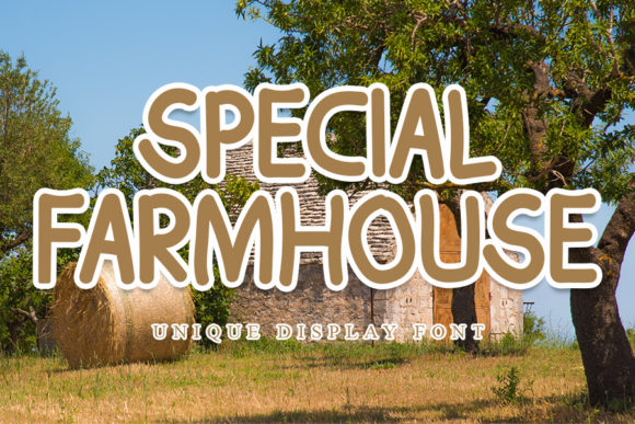 Special Farmhouse: A Display Font That Elevates Campaign Creativity
