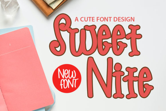 Sweet Nite: A Joyful Display Font for Digital Creatives