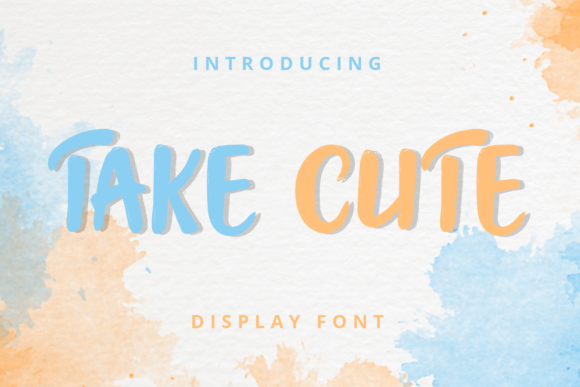 Take Cute Font for a Fresh and Friendly Brand Identity