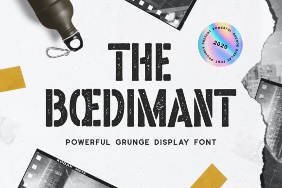 The Boedimant: A Vintage Display Font for Business Branding