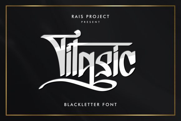 Titasic: A Bold Display Font for Eye-Catching Branding