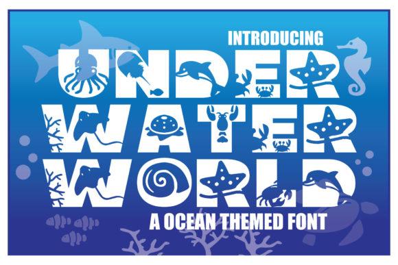 Underwater World Font for Eye-Catching Digital Designs
